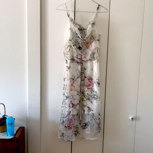 White House Black Market cream dress